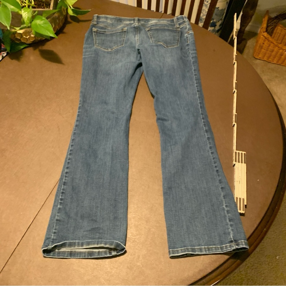 LotI Of 2 Isabel Maternity Medium Wash Skinny Boot Cut Jeans Size 8 - Picture 16 of 16